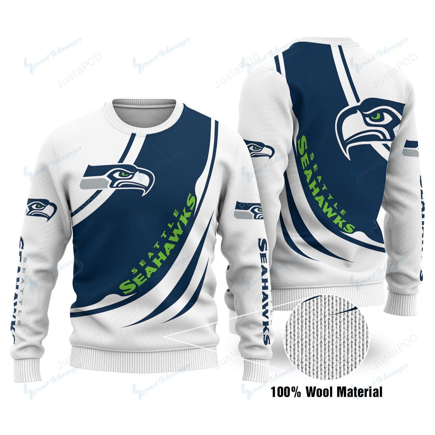 Seattle Seahawks Ugly Christmas Sweater Perfect Holiday Gift