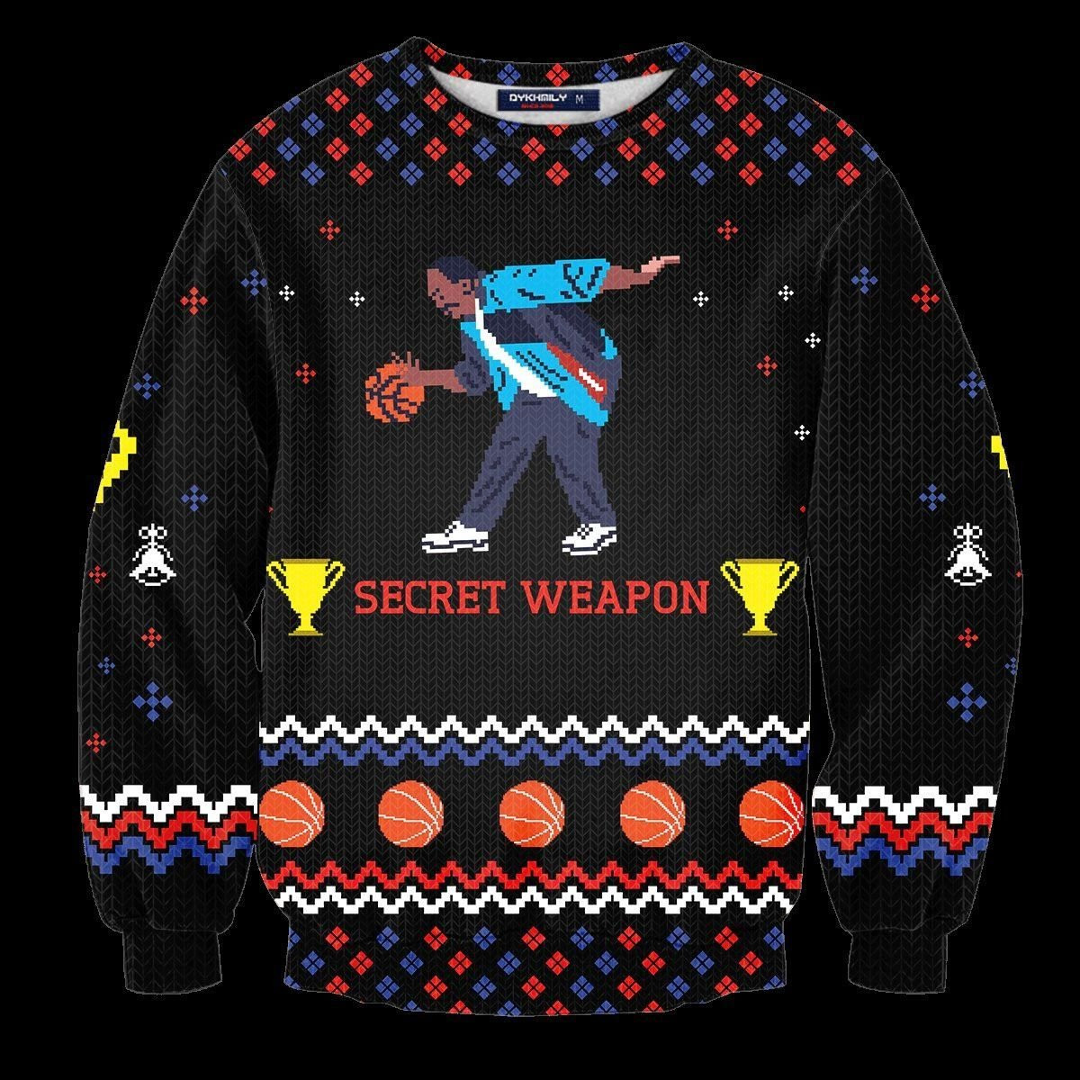 Secret Weapon Ugly Christmas Sweater,