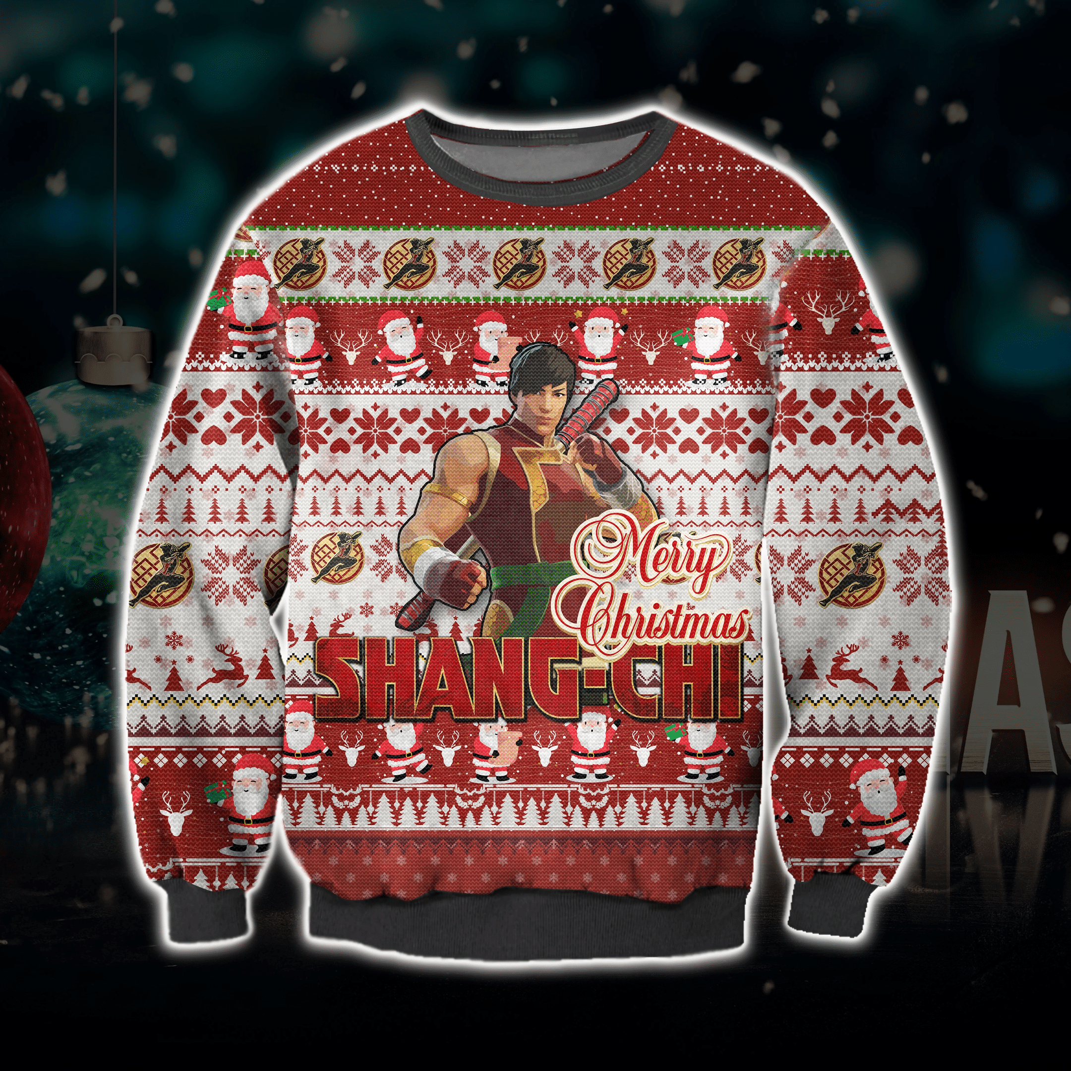 Shang-Chi Ugly Christmas Sweater