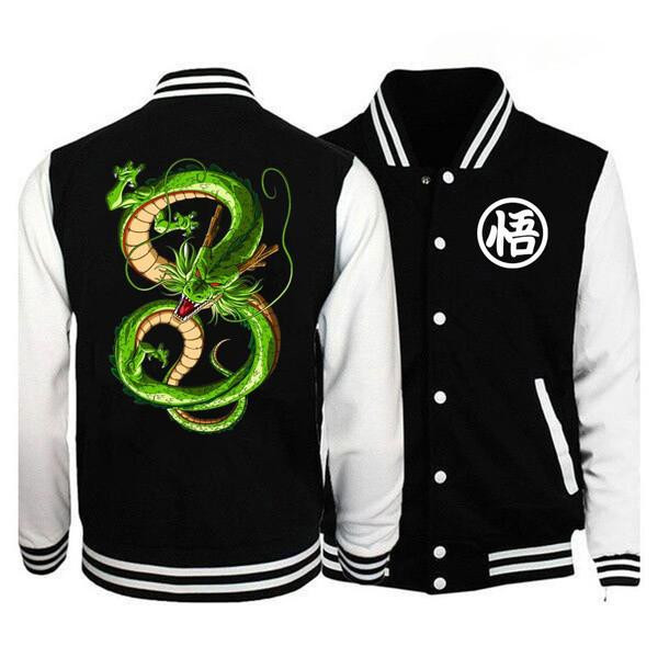 Shenron Dragon Ball Z Anime Baseball Jacket for Men & Women | Anime Fan Gift