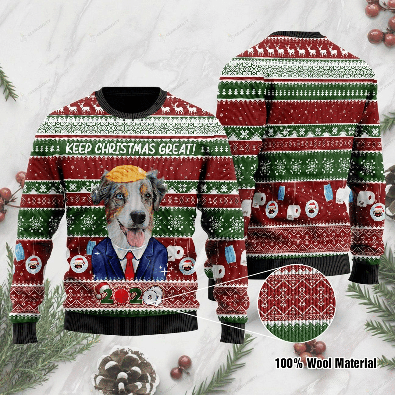 Shepherd Ugly Christmas Sweater, Perfect Holiday Gift