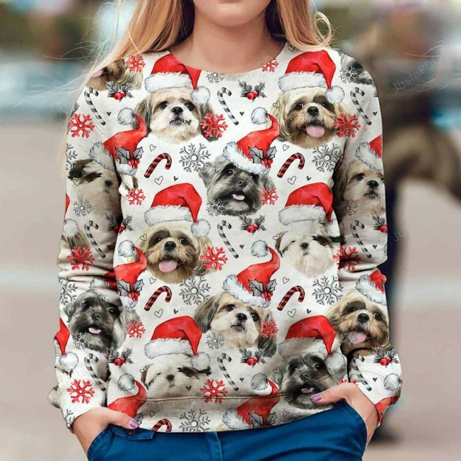 Shih Tzu Ugly Christmas Sweater Perfect Holiday Gift