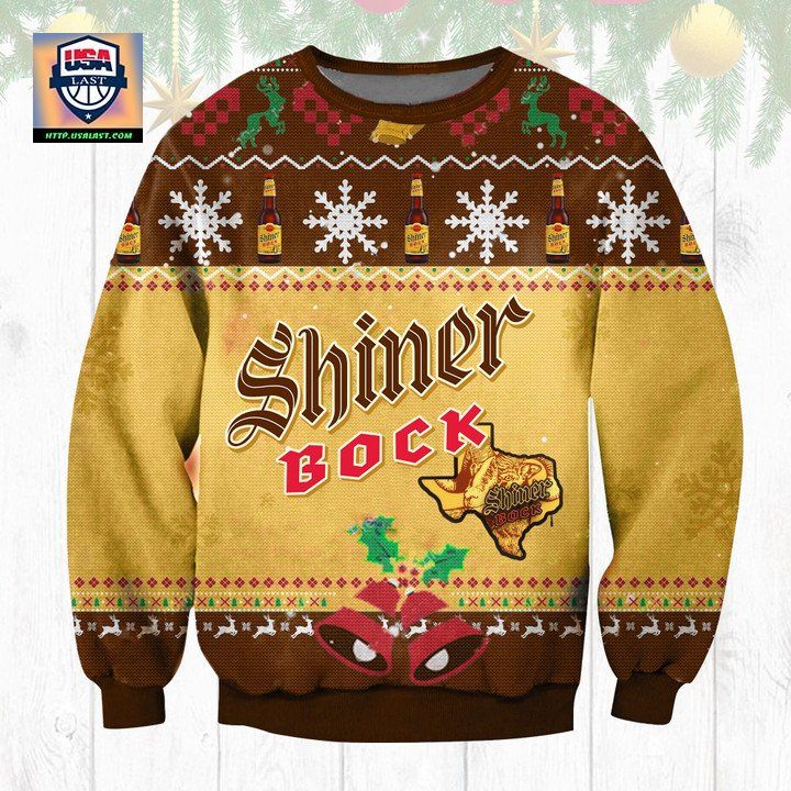 Shiner Bock Beer Ugly Christmas Sweater