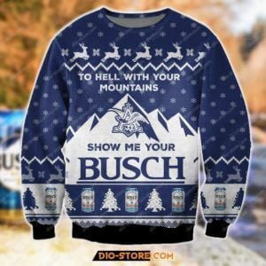 Show Me Your Busch Ugly Christmas Sweater, Perfect Holiday Gift
