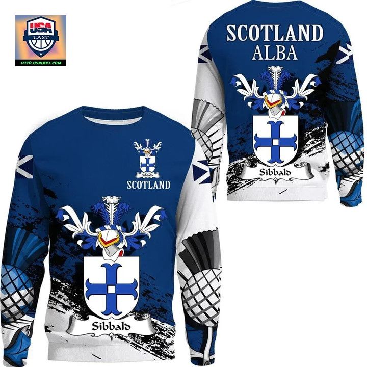 Sibbald Scottish Family Crest Scotland Special Sweater 