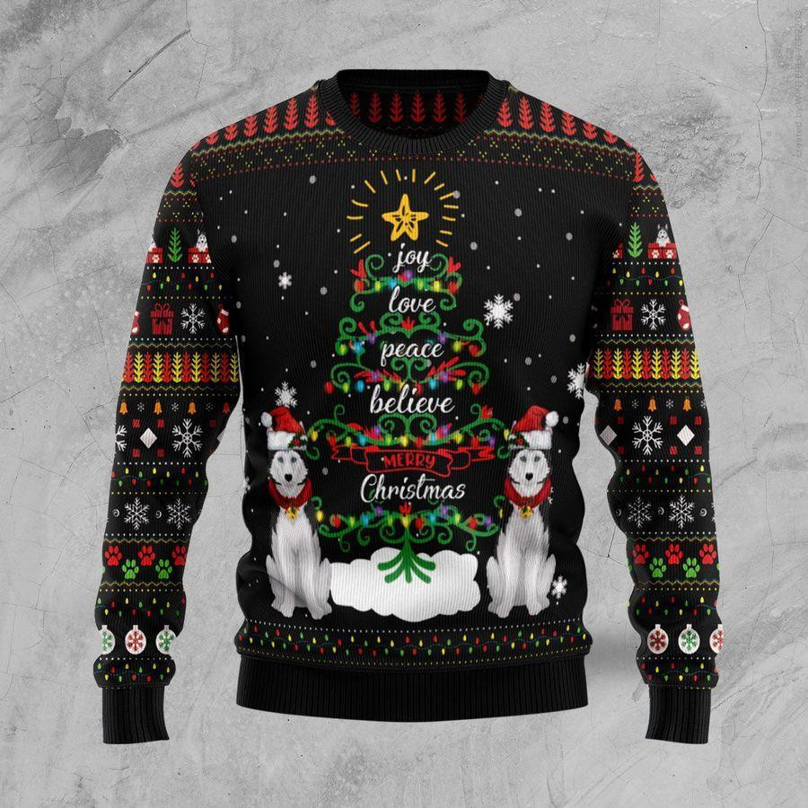 Siberian Husky Ugly Christmas Sweater, Perfect Holiday Gift