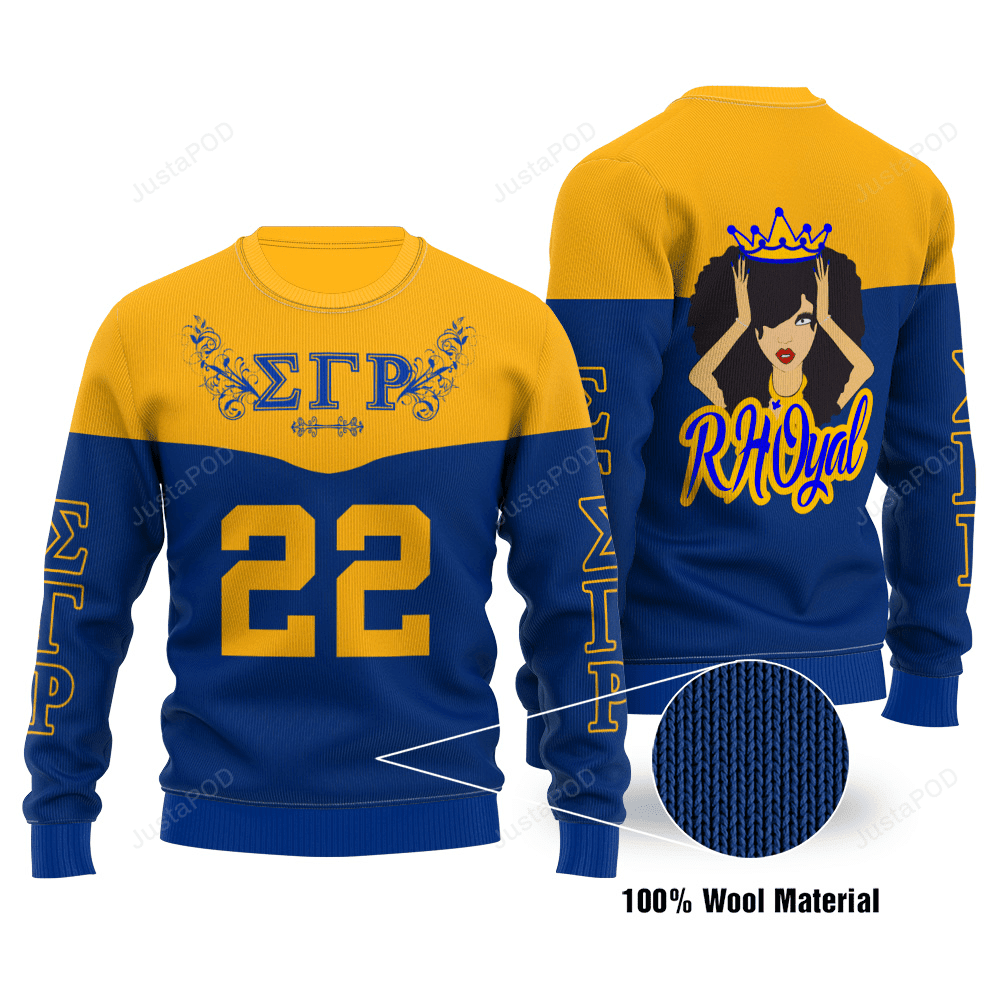 Sigma Gamma Rho Limited Edition Ugly Christmas Sweater, Perfect Holiday Gift