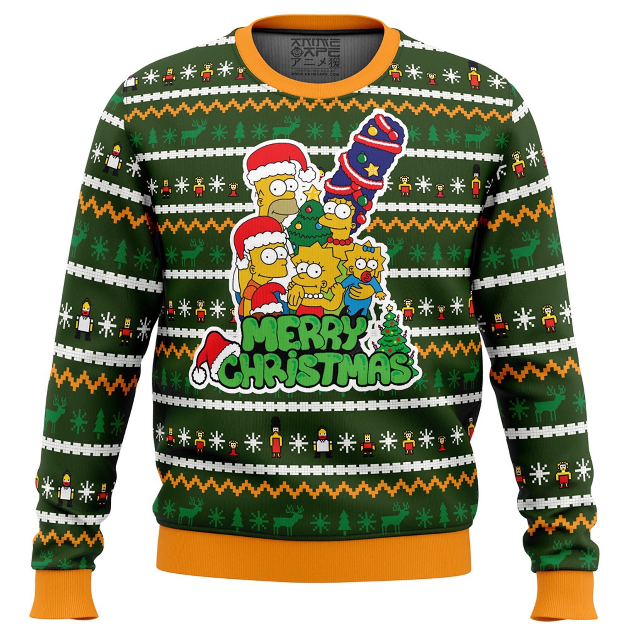 Simpson Family Ugly Christmas Sweater