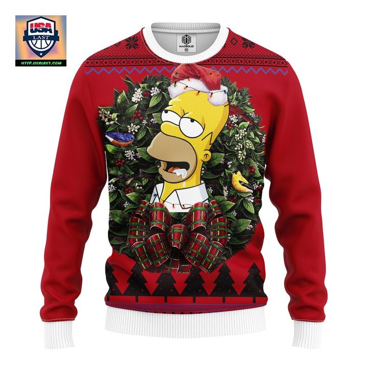 Simpsons Funny Noel Mc Ugly Christmas Sweater Thanksgiving Gift