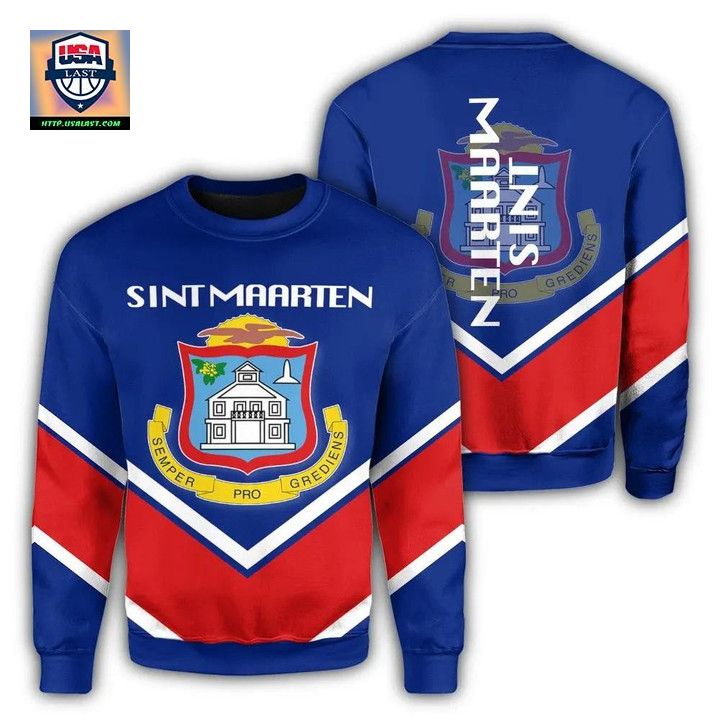 Sintmaarten Coat Of Arms Sweater Lucian Style Jw5