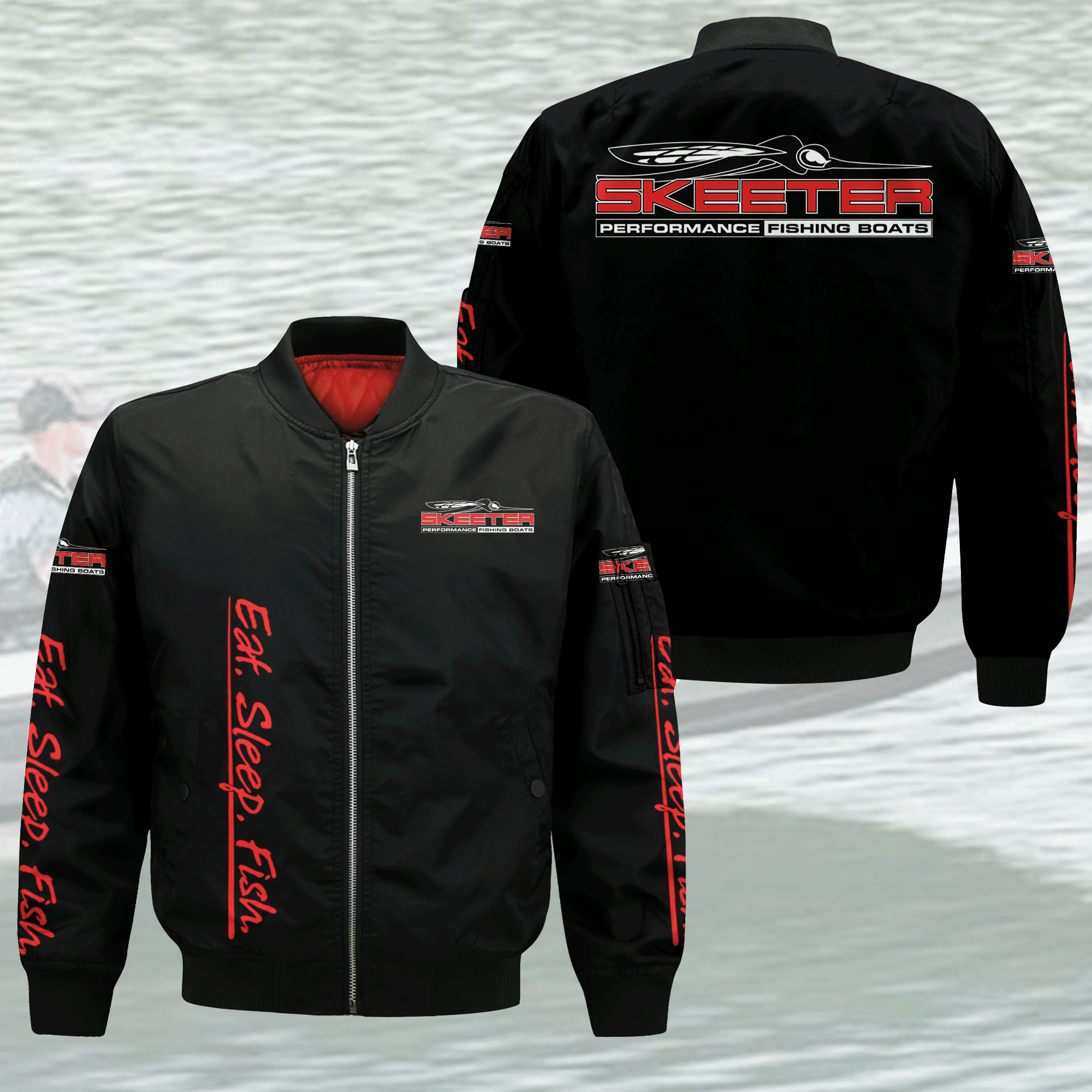 Skeeter Boats Bomber Jacket | Streetwear Jacket for Men & Women | Fan Gift