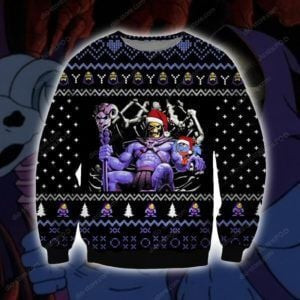 Skeletor Christmas Ugly Christmas Sweater, Perfect Holiday Gift