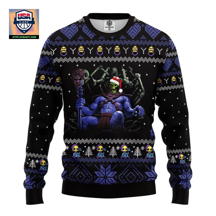 Skeletor Ugly Christmas Sweater Amazing Gift Idea Thanksgiving Gift