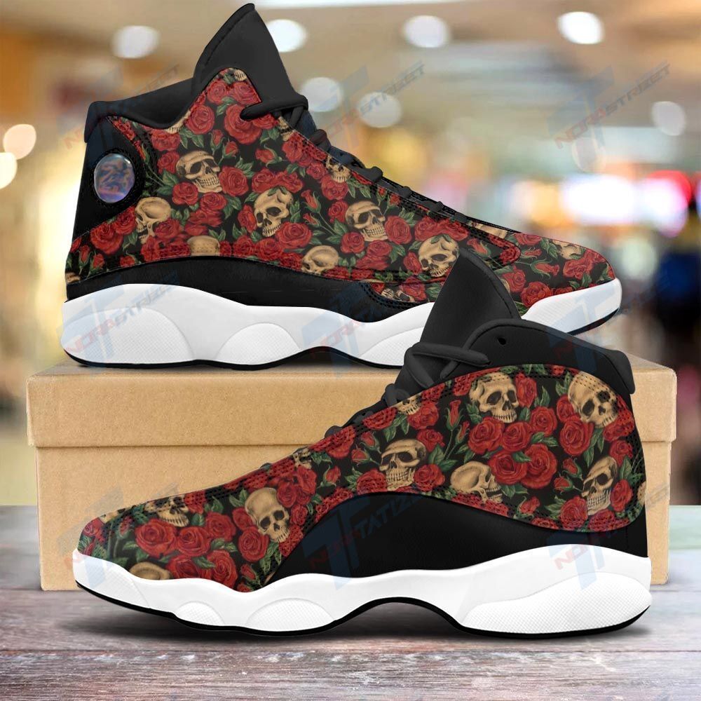Skull Flower Rose JD13 Sneakers Shoes for Men & Women | Stylish Streetwear Shoes