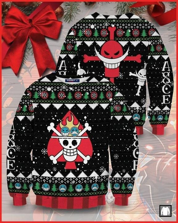 Skull Pirate Ugly Christmas Sweater,