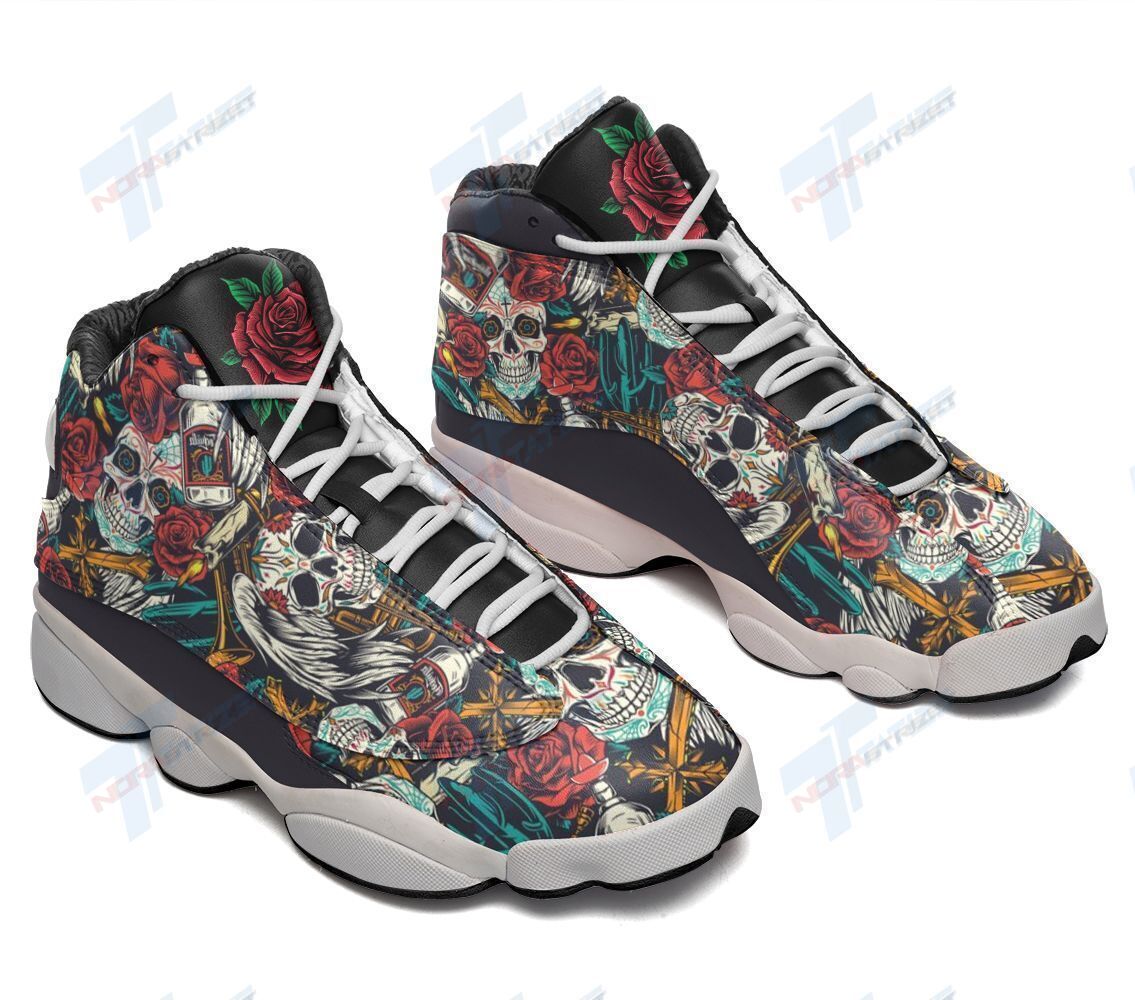 Skull Tattoo Pattern JD13 Sneakers Shoes for Men & Women | Stylish Streetwear Shoes