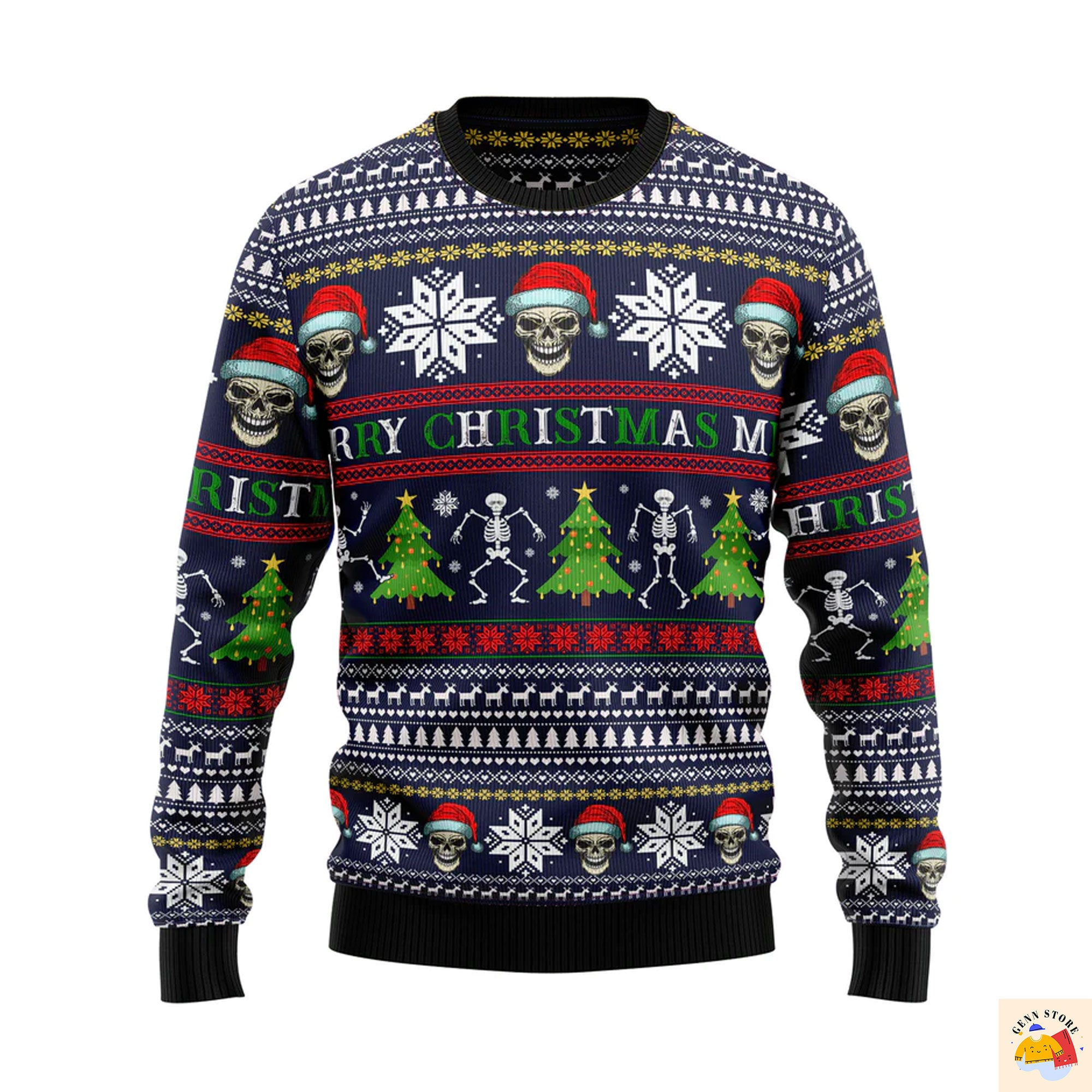 Skull Ugly Christmas Sweater
