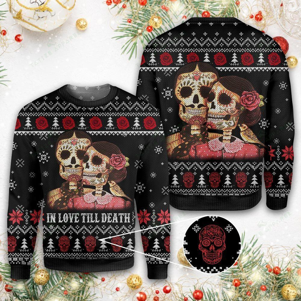 Skull Ugly Christmas Sweater, Perfect Holiday Gift