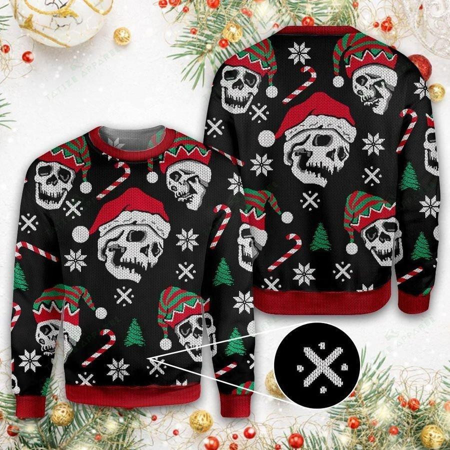 Skull Ugly Ugly Christmas Sweater, Perfect Holiday Gift
