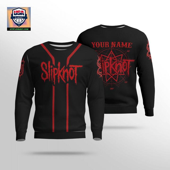 Slipknot Custom Name Sweater