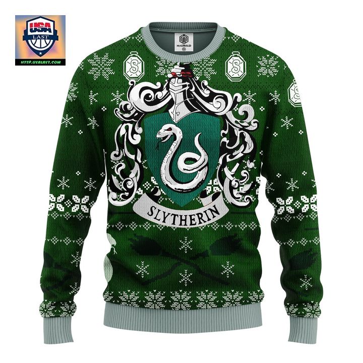 Slytherin Harrypotter Team Ugly Christmas Sweater Amazing Gift Idea Thanksgiving Gift