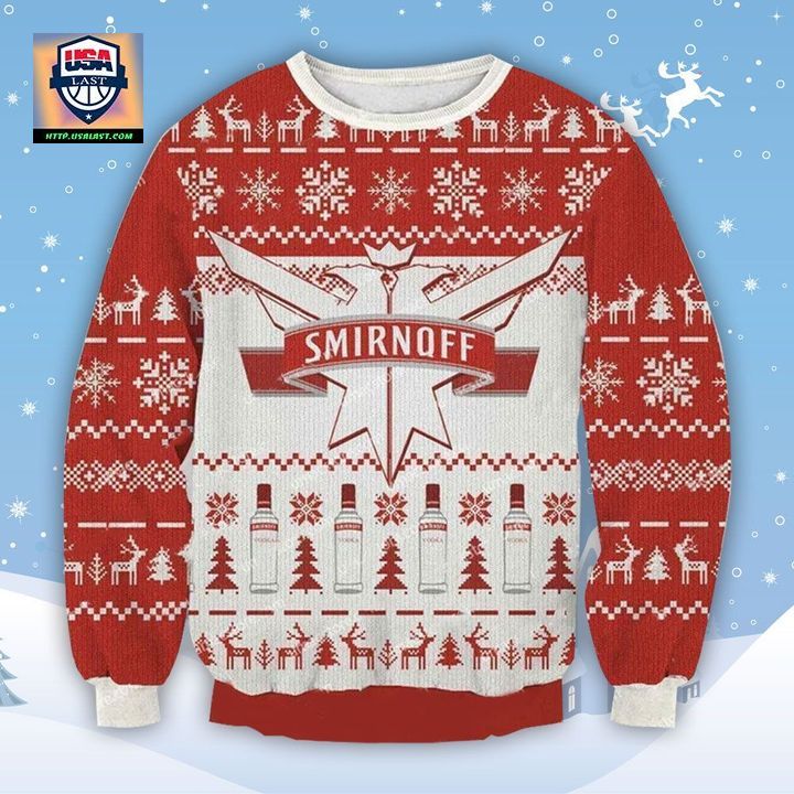 Smirnoff Vodka Ugly Christmas Sweater