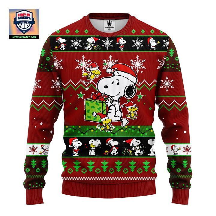 Snooby Ugly Christmas Sweater Red Brown 1 Amazing Gift Idea Thanksgiving Gift