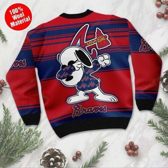 Snoopy Atlanta Braves Ugly Christmas Sweater, Perfect Holiday Gift