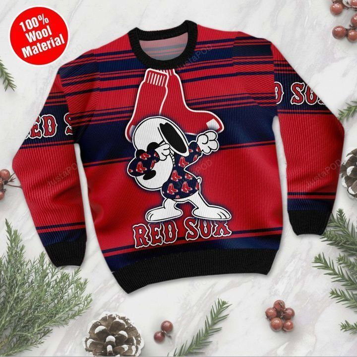 Snoopy Boston Red Sox Ugly Christmas Sweater, Perfect Holiday Gift