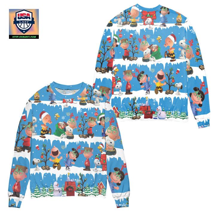 Snoopy Dog Friends Christmas Season Ugly Christmas Sweater
