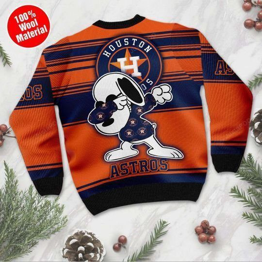 Snoopy Houston Astros Ugly Christmas Sweater, Perfect Holiday Gift
