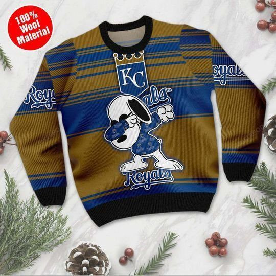 Snoopy Kansas City Royals Ugly Christmas Sweater, Perfect Holiday Gift
