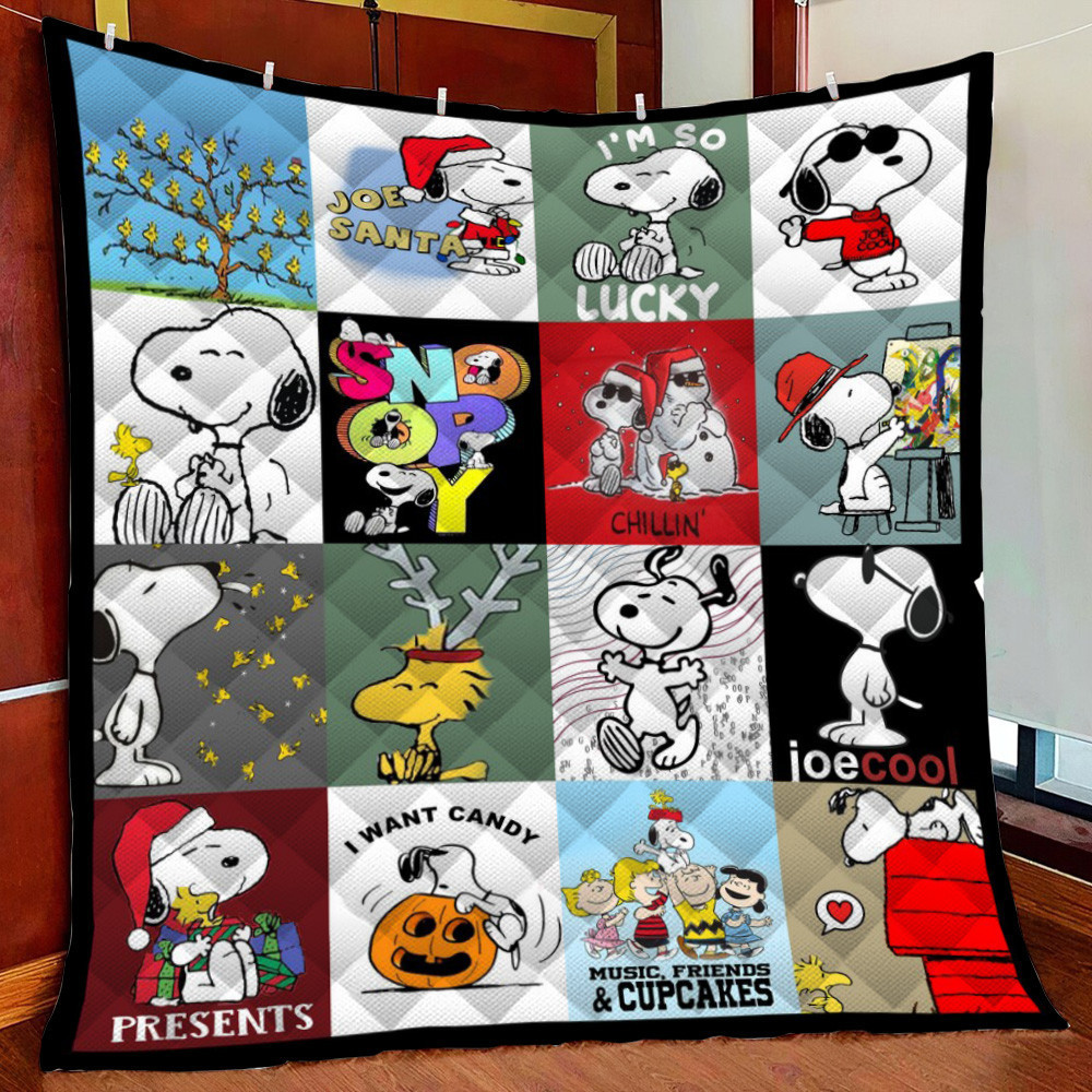 Snoopy Lover Fleece Blanket Quilt Blanket