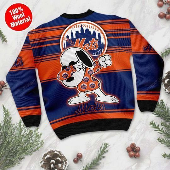 Snoopy New York Mets Ugly Christmas Sweater, Perfect Holiday Gift