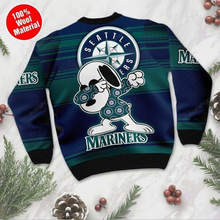 Snoopy Seattle Mariners Ugly Christmas Sweater, Perfect Holiday Gift