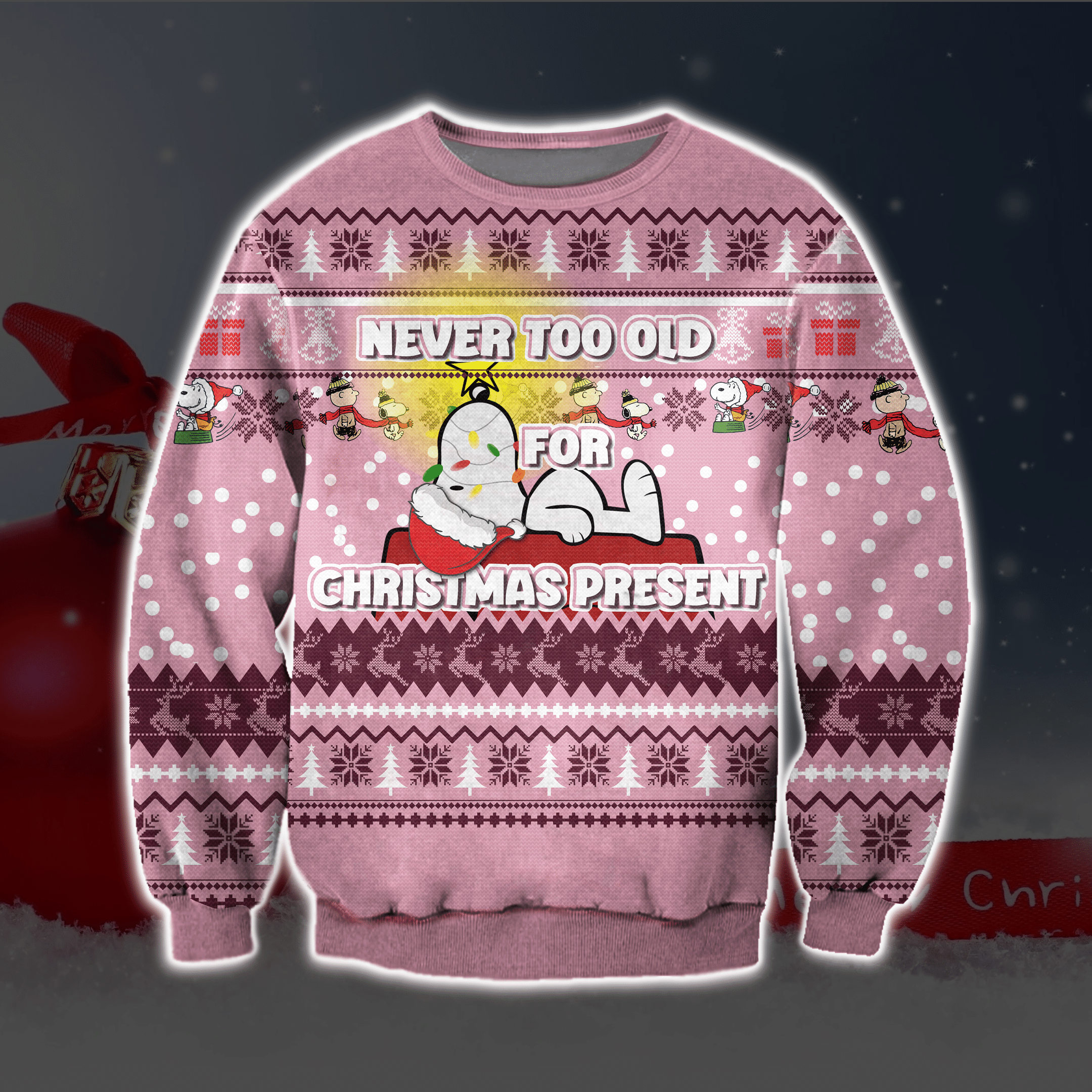 Snoopy Ugly Christmas Sweater