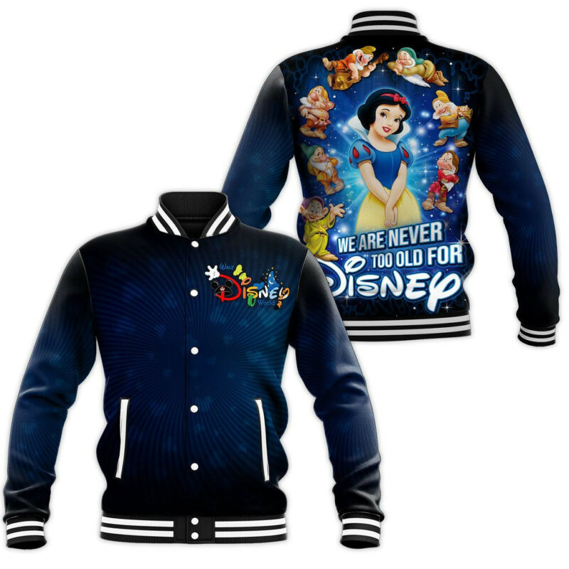 Snow Princess Baseball Jacket for Men & Women | Cartoon Fan Gift