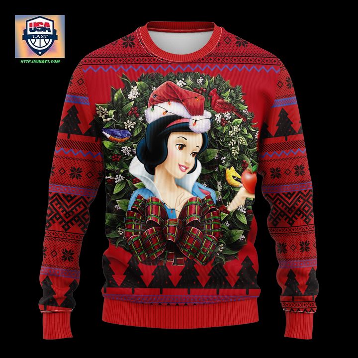 Snow White Princess Noel Mc Ugly Christmas Sweater Thanksgiving Gift