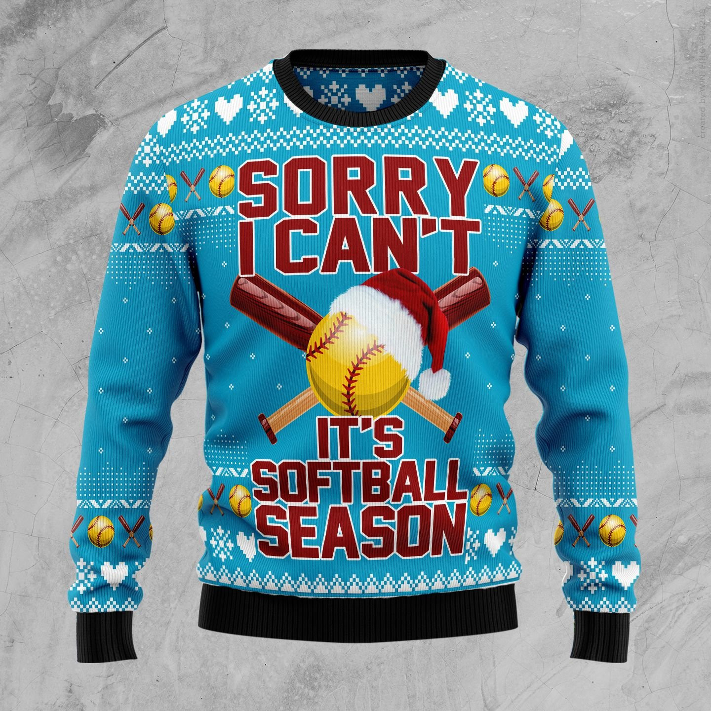 Soft Ball Season Ugly Christmas Sweater, Perfect Holiday Gift