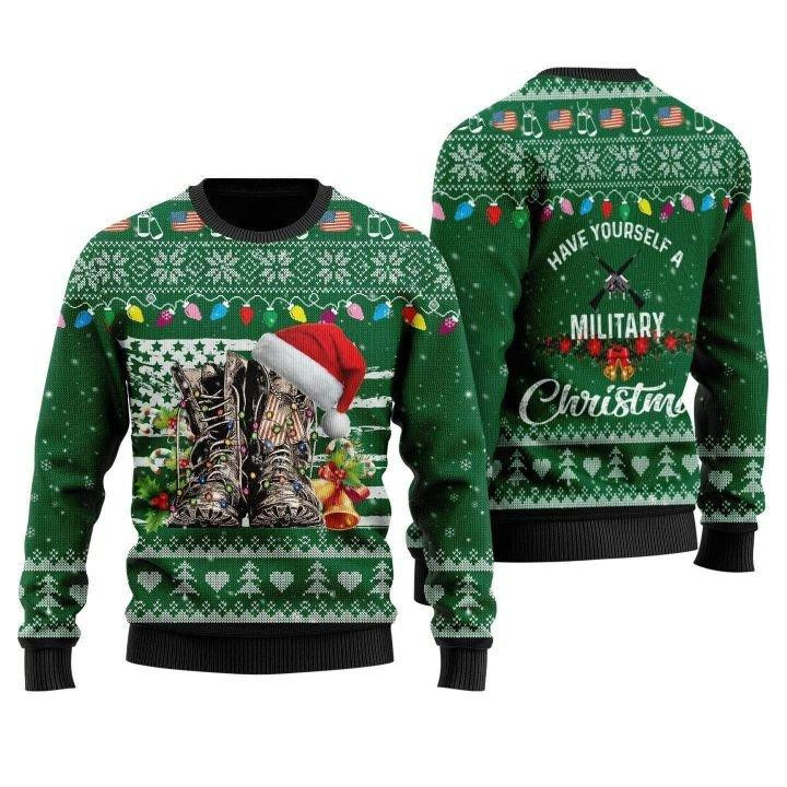 Soldiers Have Yourself A Military Ugly Christmas Sweater, Perfect Holiday Gift