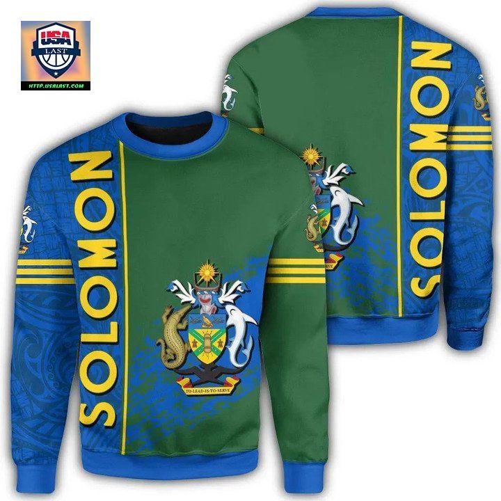 Solomon Coat Of Arms Sweater Quarter Style J1C