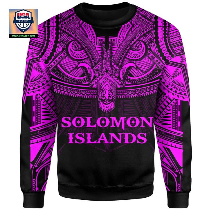 Solomon Islands Pink Sweater Polynesian