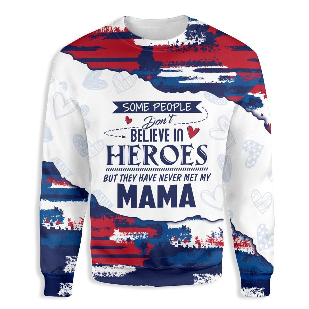 Some People Don'T Believe In Heroes Ugly Christmas Sweater, Perfect Holiday Gift