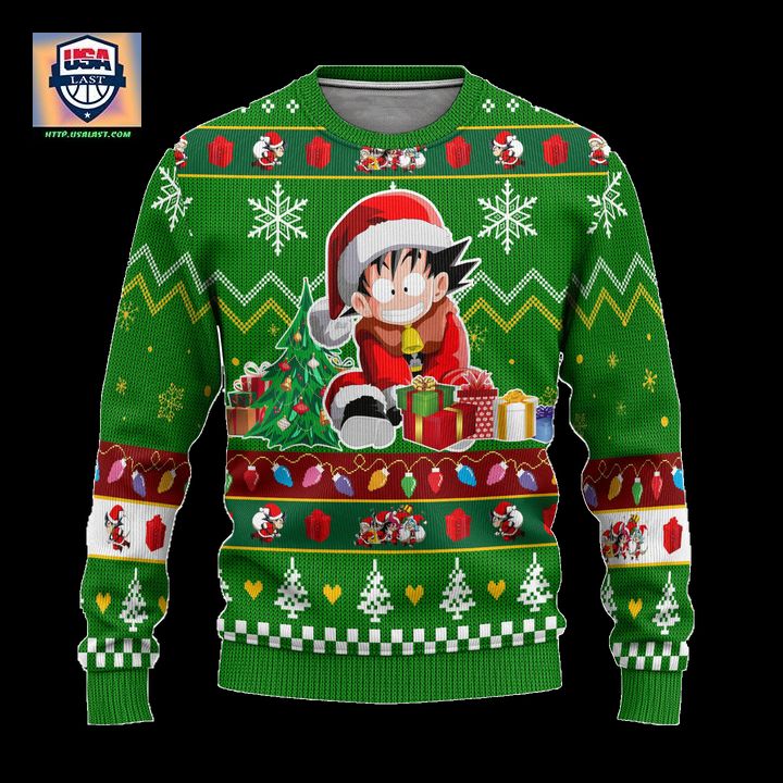 Son Goku Anime Ugly Christmas Sweater Dragon Ball Xmas Gift