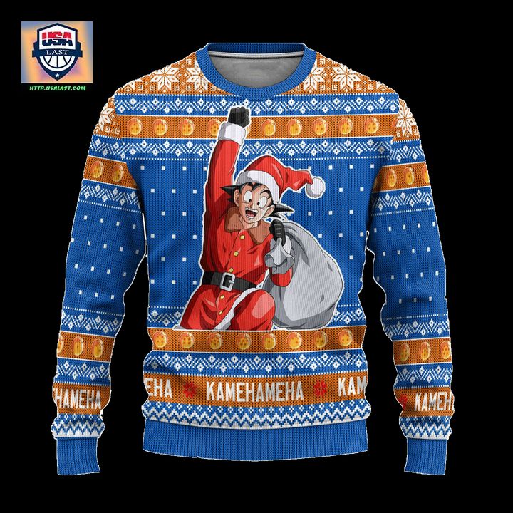 Son Goku Dragon Ball Anime Ugly Christmas Sweater Xmas Gift