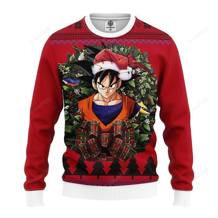 Son Goku Dragon Ball Noel Mc Ugly Christmas Sweater,