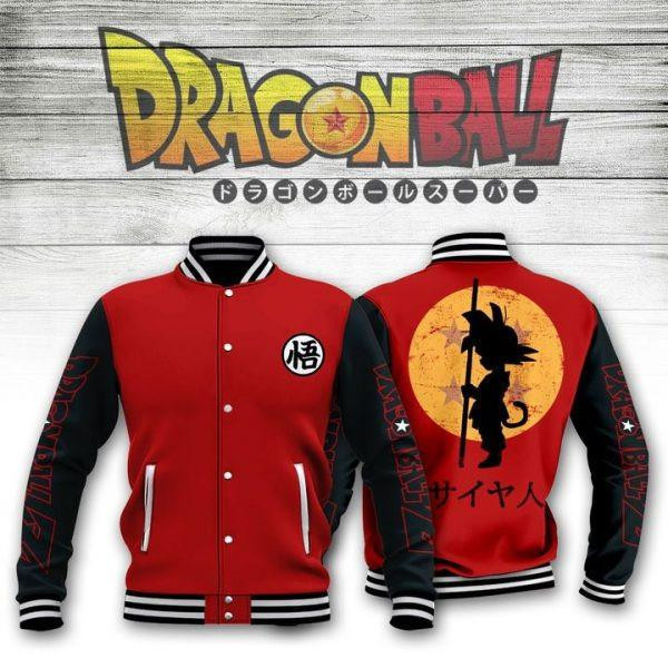 Son Goku Fashion Baseball Jacket for Men & Women | Anime Fan Gift