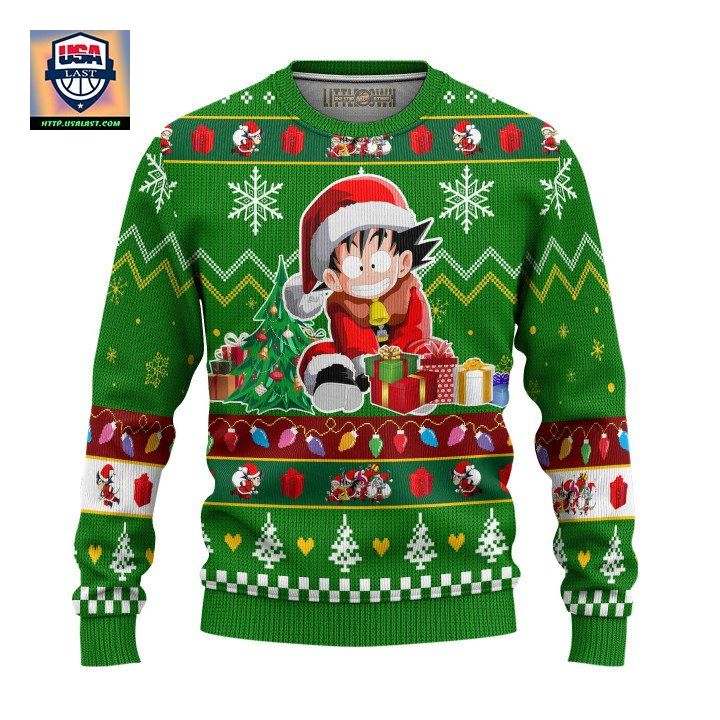 Son Goku Ugly Christmas Sweater And 3D Hoodie Dragon Ball Xmas Gift