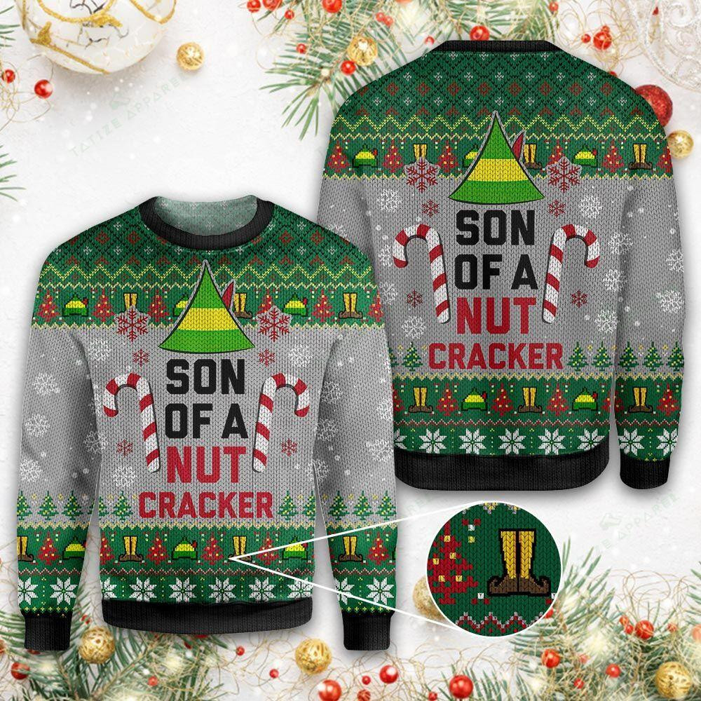 Son Of A Nut Cracker Ugly Christmas Sweater, Perfect Holiday Gift