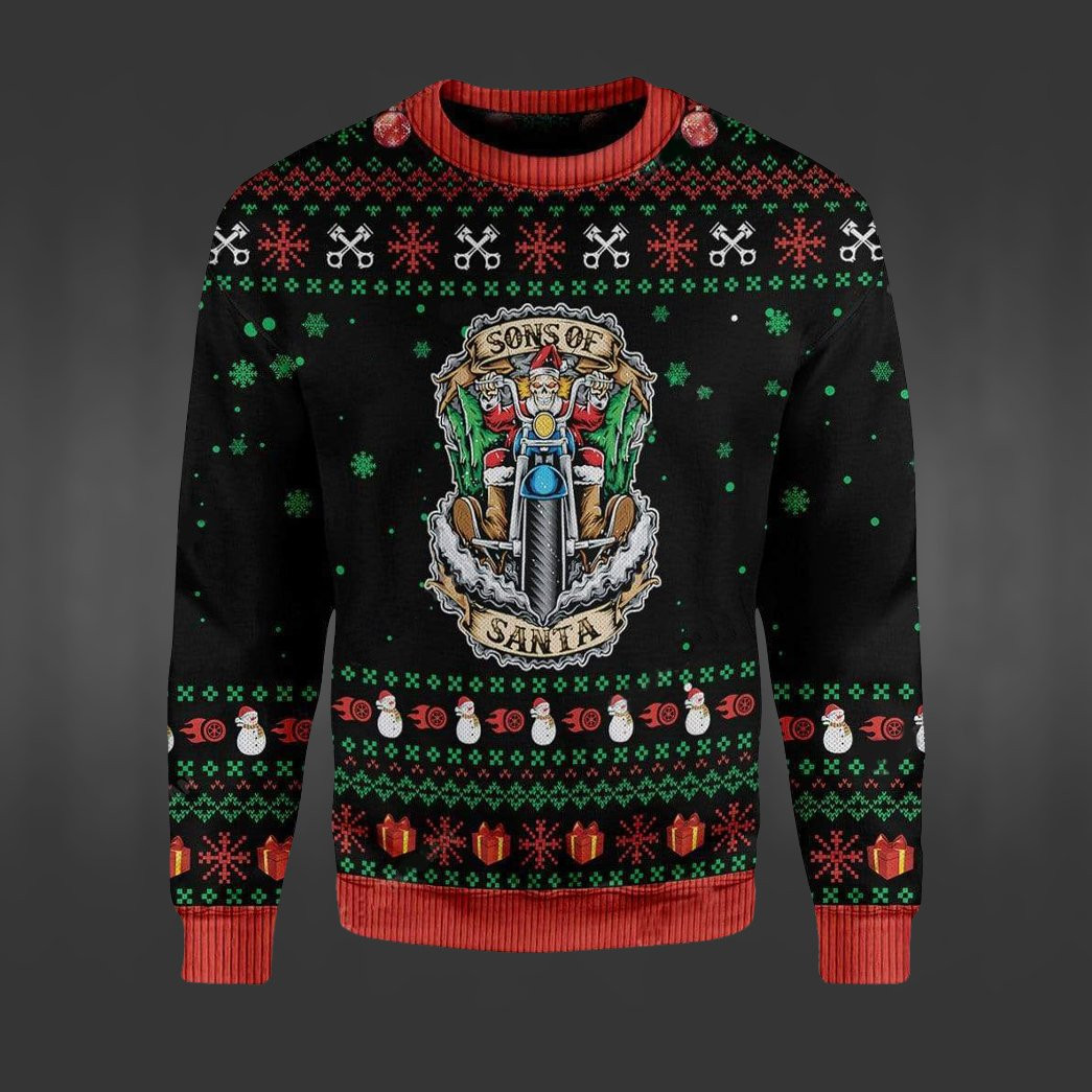 Sons Of Santa Ugly Christmas Sweater, Perfect Holiday Gift
